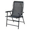 Židle zahradní skládací TERST černá 13466