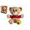 Medvěd Tedík česky mluvící plyš 30cm na baterie 25x30cm v krabici 12m+