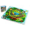 Pěnové puzzle Město Moje první zvířátka 30x30x1,2cm 9ks MPZ