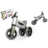 Odrážedlo FUNNY WHEELS Rider Sport šedé 2v1, výška sedla 28/30cm nosnost 25kg 18m+ v krabici