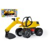 Bagr žlutočerný Giga Trucks plast 80cm v krabici 70x35x29cm