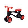 Odrážedlo Rolocykl černo-červený plast výška sedadla 26cm 18m-36m