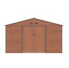 Zahradní domek G21 GAH 1300 - 340 x 382 cm, hnědý