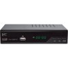 SET TOP BOX GoSAT GS240T2 DVB-T2 FullHD s HEVC H.265, USB přijímač