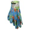 Rukavice zahradní vel. 10 NITRILE flowers blue 22028