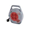 Prodlužovací kabel na bubnu 10 m / 4 zásuvky / červený / PVC / 230 V / 1 mm2  P19410N