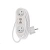 prodluzovaci kabel emos p0211e 1 4 m 2 zasuvky 2xusb a 1xusb c bily pvc 1 5 mm2 (7)