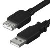 YCU 014 BK USB A M/F Prodluž.kab. YENKEE USB kabel