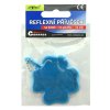 Přívěšek reflexní ČTYŘLÍSTEK - modrý