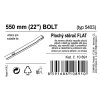 Compass Flat Bulk Bolt 550 mm 10891