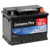 Autobaterie COMPASS PLUS 12V 55Ah 420A