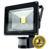 Solight LED venkovní reflektor, 30W, 2400lm, AC 230V, černá, čidlo WM-30WSE