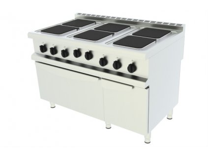 Elektrický sporák 6 štvorcových plotna Taxon