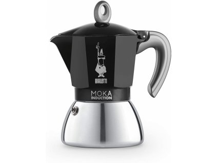 bialetti moka indukce new cerny indukcni kavovar na 6 salku