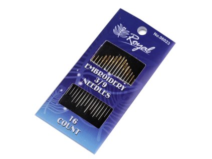 Sewing Needles, golden eye 16pcs