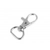 Metal Snap Hook pulling loop 12 mm
