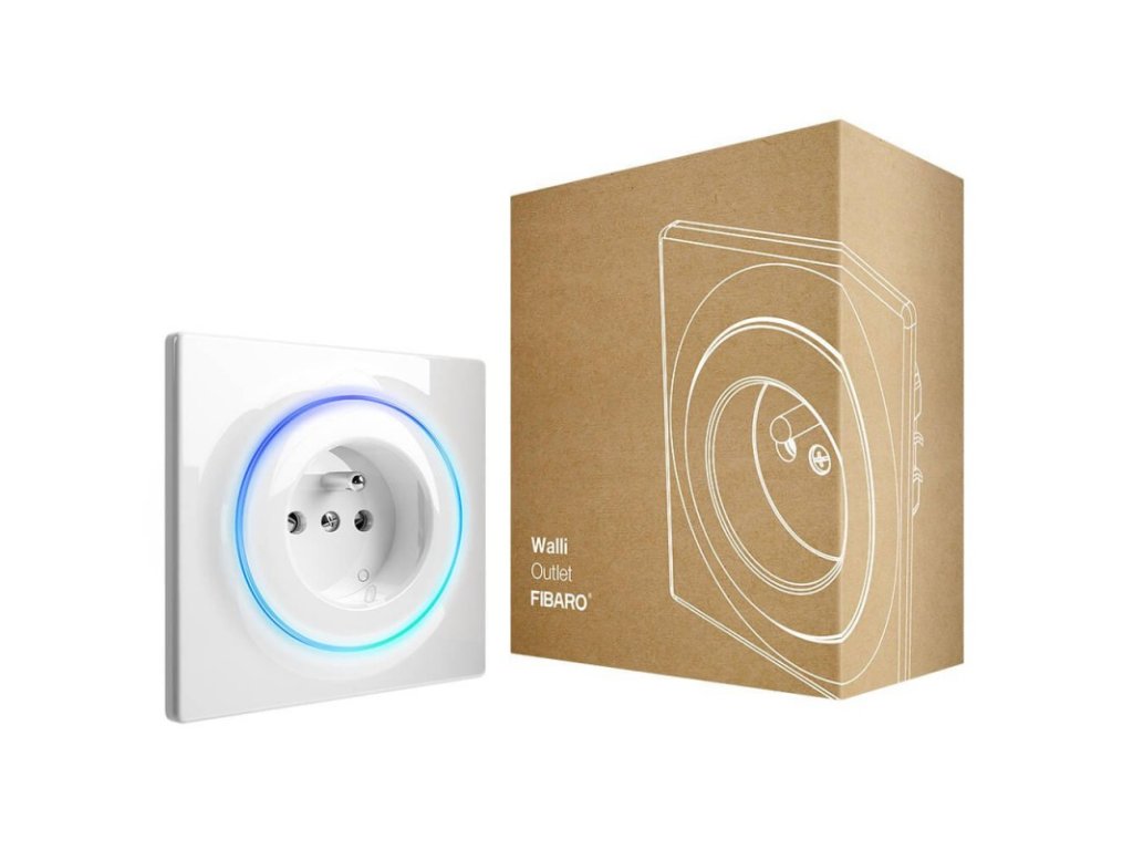 FIBARO Walli Outlet type E - Inteligentná zásuvka (FGWOE-011)
