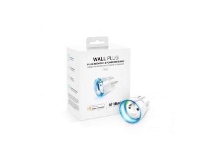 FIBARO Wall Plug Type E HomeKit - HomeKit inteligentná zásuvka (FGBWHWPE-102)