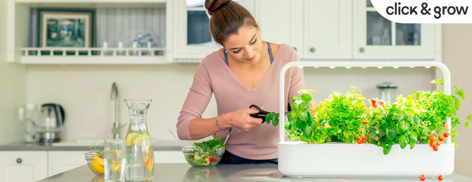 Inteligentné kvetináče Click and Grow®