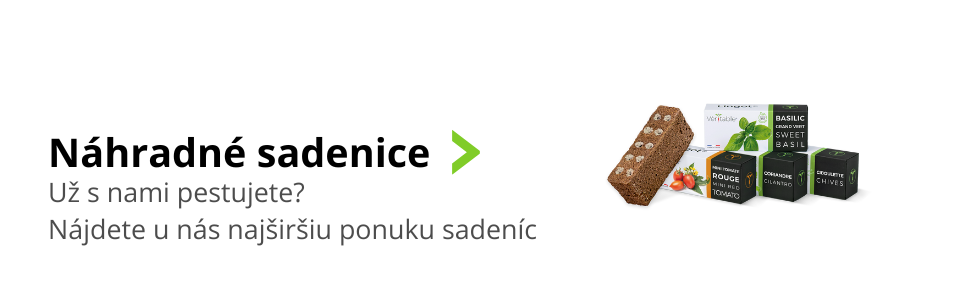 Viac ako 50 druhov sadeníc na pestovanie v Inteligentných kvetináčoch Véritable a Click and Grow