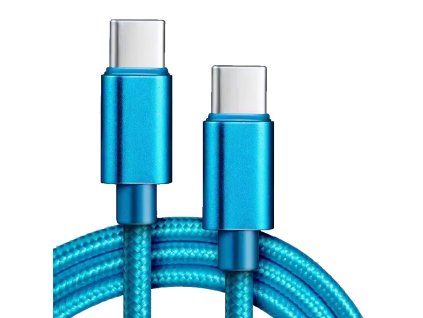 Rýchlonabíjací a dátový kábel Madvell USB-C 60W 1 až 2 metre modrá