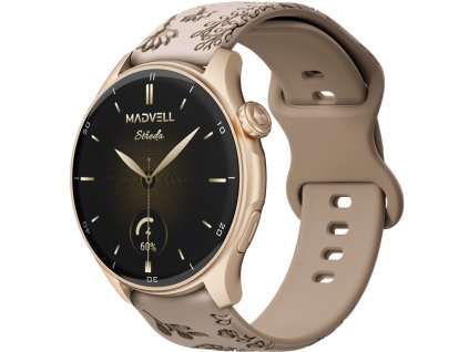 Madvell Talon 2 s GPS pudrové zlaté so silikónovým remienkom púpava