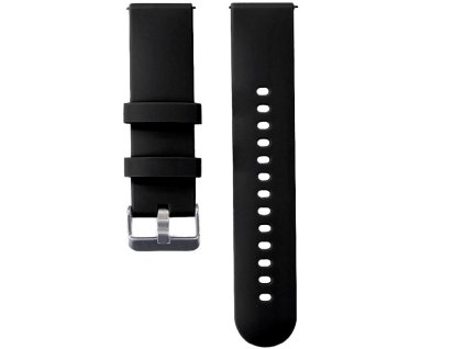 černá se stříbrnou sponou