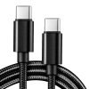 Rýchlonabíjací a dátový kábel Madvell USB-C 60W 1 až 2 metre čierna