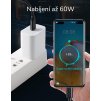 Rýchlonabíjací a dátový kábel Madvell USB-C 60W 1 až 2 metre strieborná
