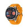 2709 madvell onyx 3 s gps platinove s oranzovym silikonovym reminkem