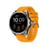 2709 4 madvell onyx 3 s gps platinove s oranzovym silikonovym reminkem