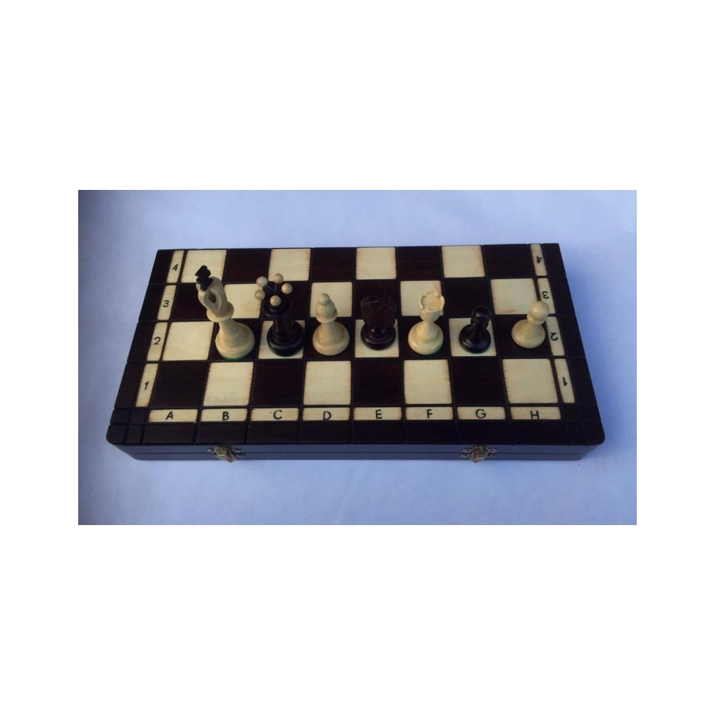Šachy Basador v kazetě, pole 40mm