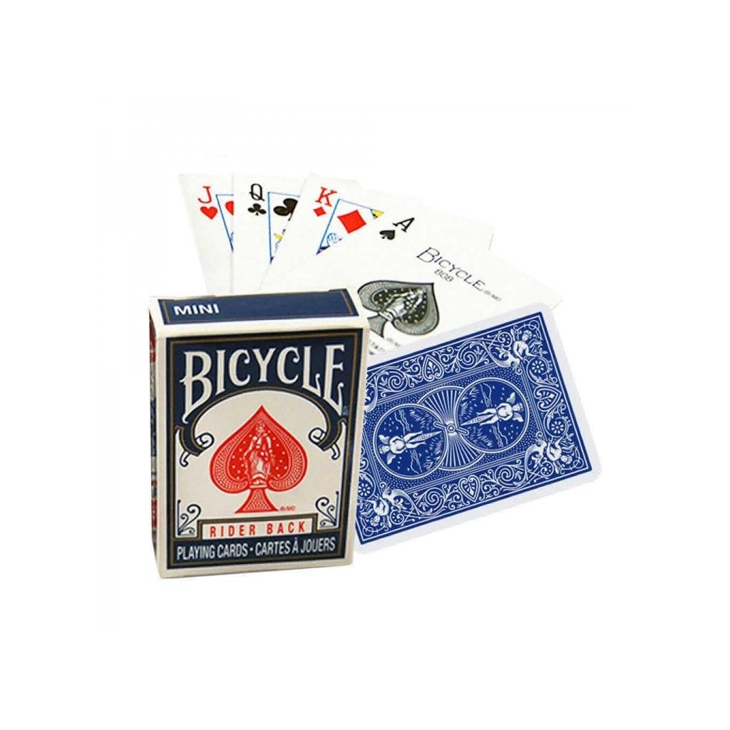 Hrací karty Bicycle Mini, Barva Modrá