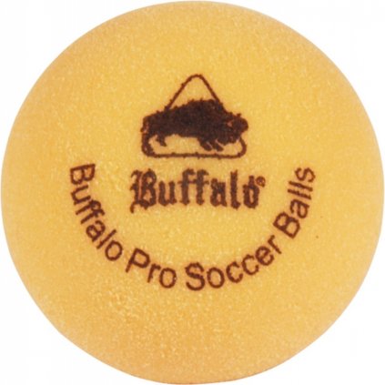 Míček stolní fotbal Buffalo Profi 6 ks žlutý
