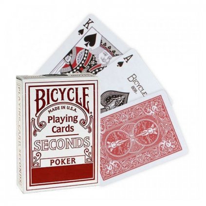Hrací karty Bicycle Seconds Playing Cards, Barva Červená