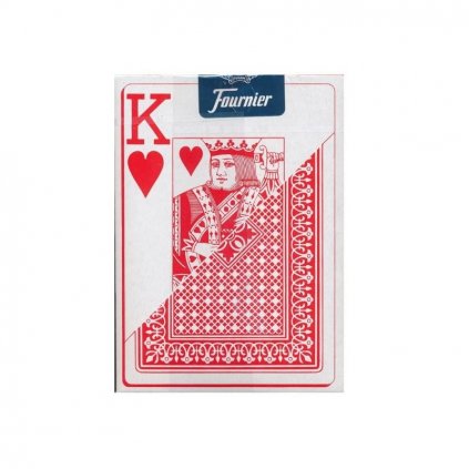 Hrací karty Fournier 818 JUMBO INDEX, Barva Červená