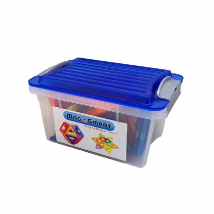 Magnetická stavebnice MagSmart 30ks plastový box