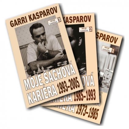 Kniha Třídílná autobiografie Garri Kasparova "Moje šachová kariéra"