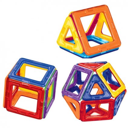 Magnetická stavebnice MagSmarters 62 dílků - Starter