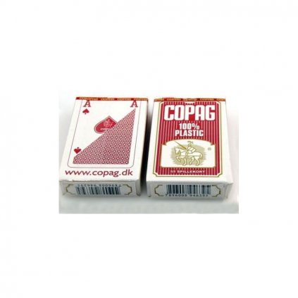 Hrací karty Copag 100 % Plastic RED