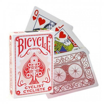 Hrací karty Bicycle Cyclist, Barva Červená