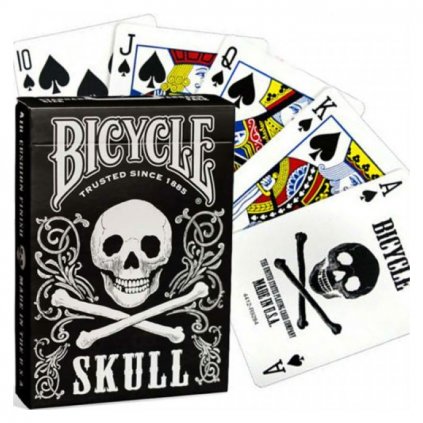 Hrací karty Bicycle Skull
