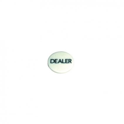Dealer button gravírovaný plastový