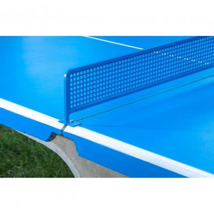 Síť na stolní tenis betonový celokovová modrá