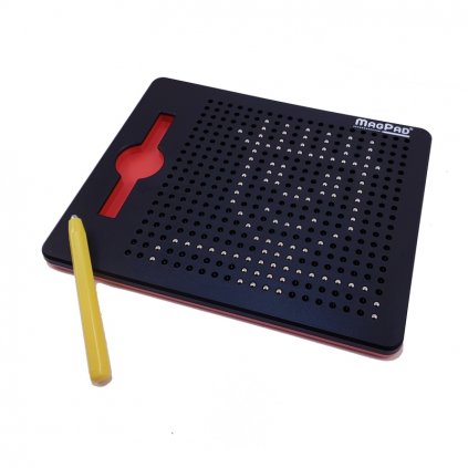 Magnetická kreslící tabulka Magpad - Medium 380 kuliček, Barva Černá - Rozbaleno