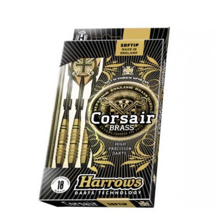 Šipky Soft Corsair 18g Black