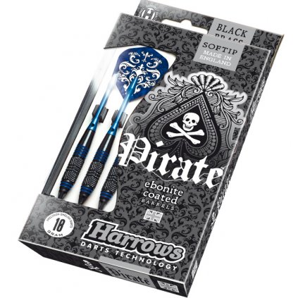 Šipky soft Pirate 18g Blue