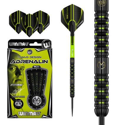 Šipky Steel Michael van Gerwen Adrenalin 24g