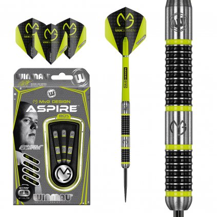 Šipky steel Michael van Gerwen Aspire 25g