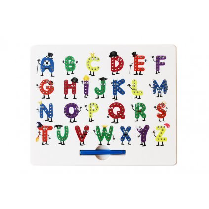 Magnetická kreslící tabulka MagPad - zábavná abeceda - Rozbaleno
